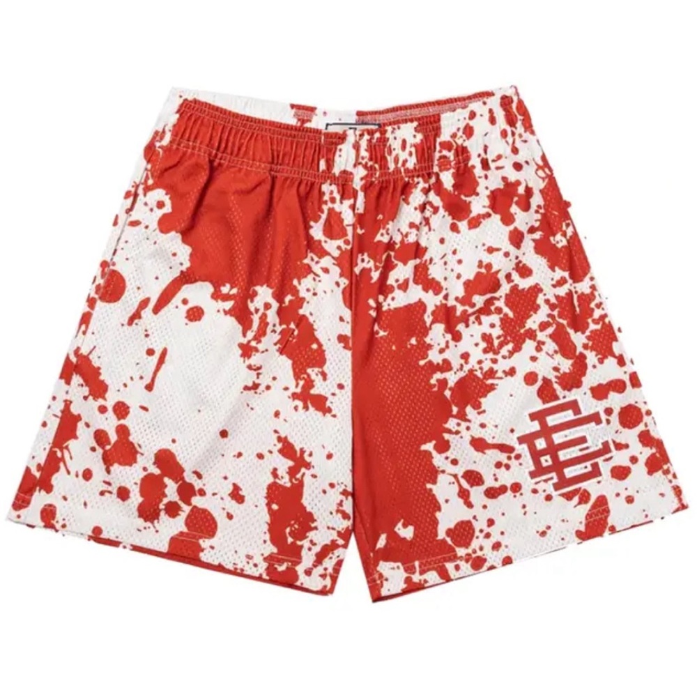 Eric Emanuel EE Basic Short Red Paint Splatter